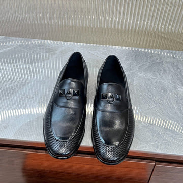 Hm Destin Loafer Black Calfskin