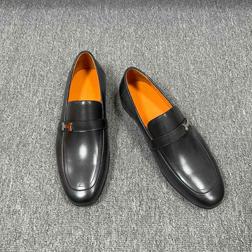Hm Giovanni Loafer Black Lambskin