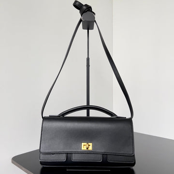 Bel Air Clutch 27 In Black Nappa Lambskin Gold Hardware
