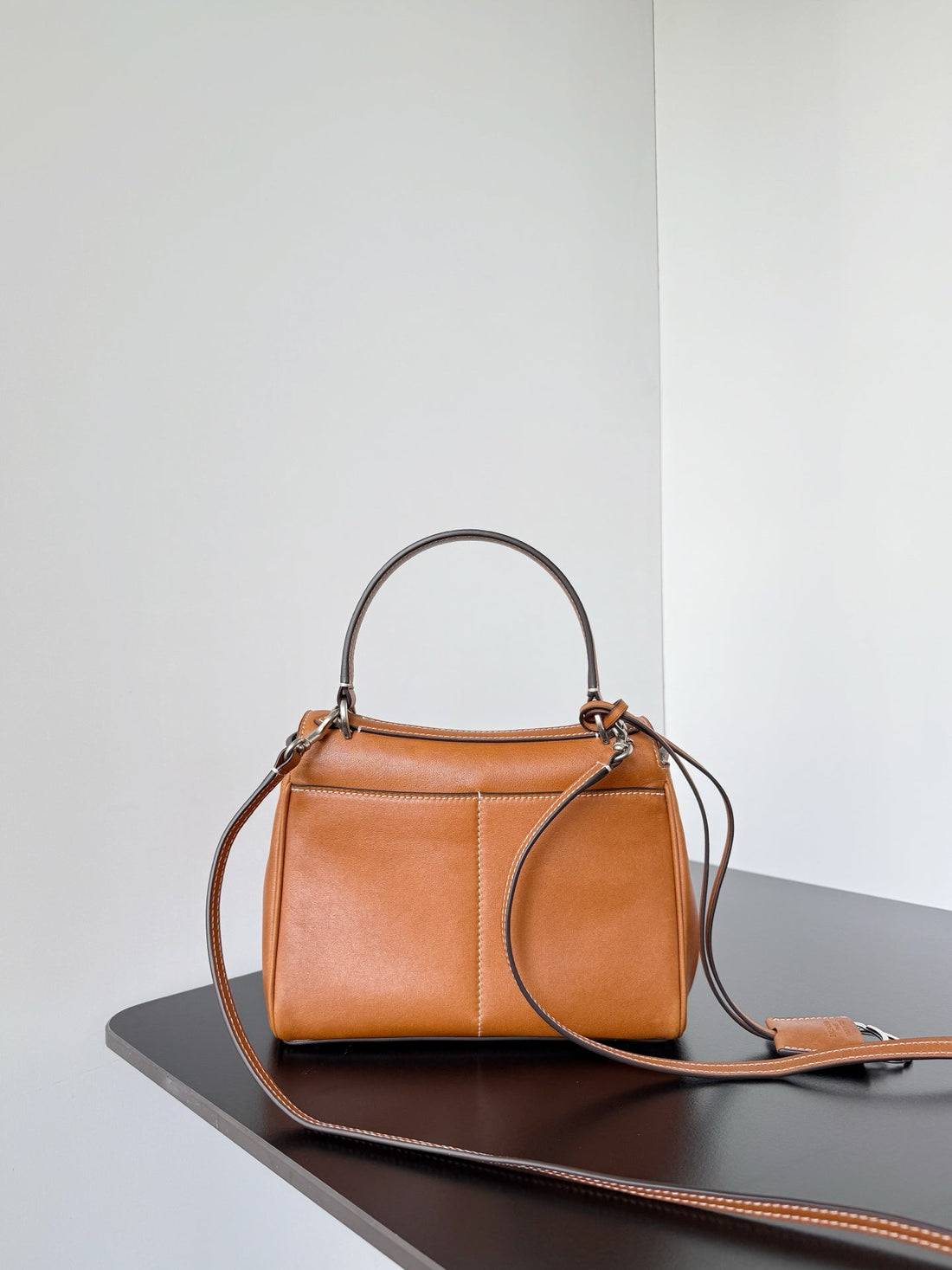 Balenciaga Rodeo 22 Bag Brown Lambskin
