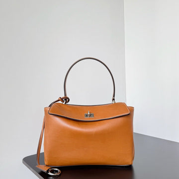Balenciaga Rodeo 35 Bag Brown Lambskin