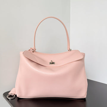 Balenciaga Rodeo 35 Oversized Bag Pastel Pink Lambskin