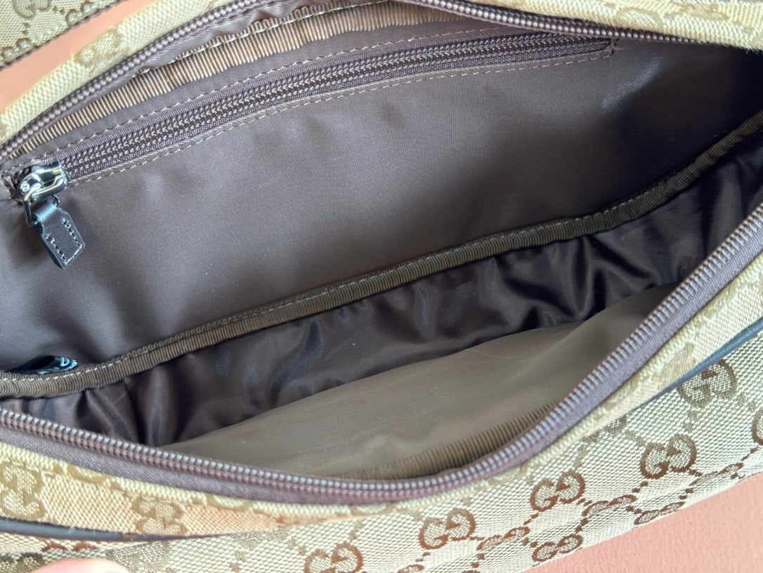 Belt Bag 34 In Beige Monogram Canvas