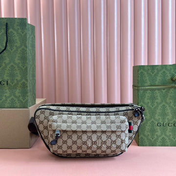 Belt Bag 34 In Beige Monogram Canvas