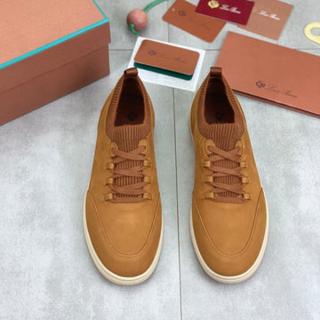 Lp Soho Walk Trainers In Mustard Suede