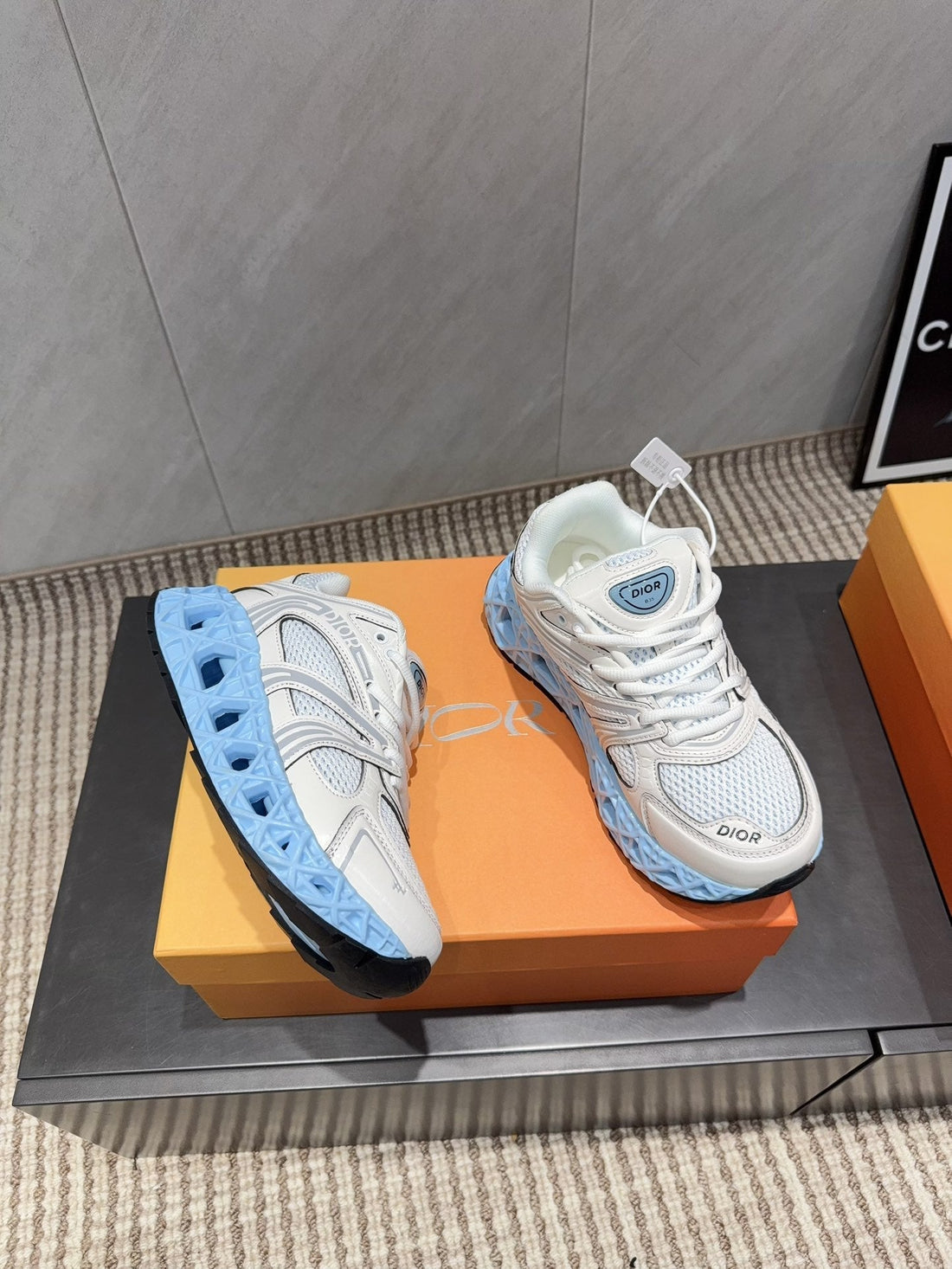 CD B35 Nxxt Sneaker Blue White Rubber Mesh 614263