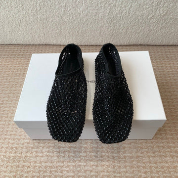 Cl 25 Ballet Flats Black Mesh Hot Diamond 345529