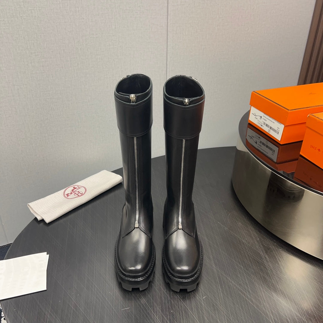 Hm High Boots 30MM Black Cowhide 952461