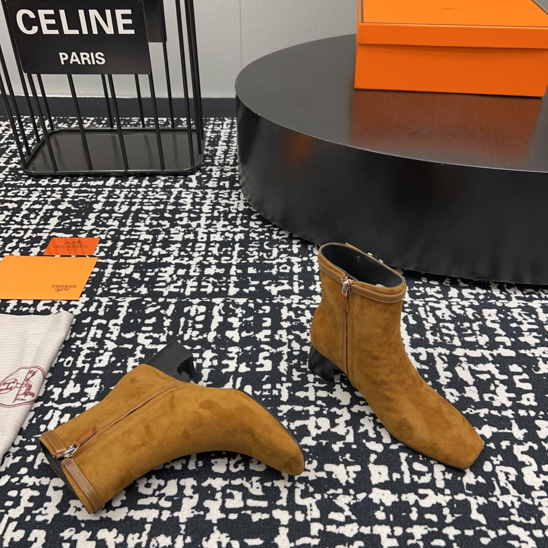 Hm Botines Impérial 50MM Caramel Suede 952394