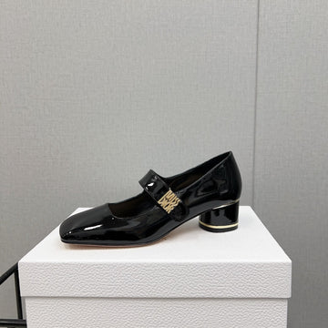 Miss Dior Pump 45MM In Black Glossy Lambskin 995135