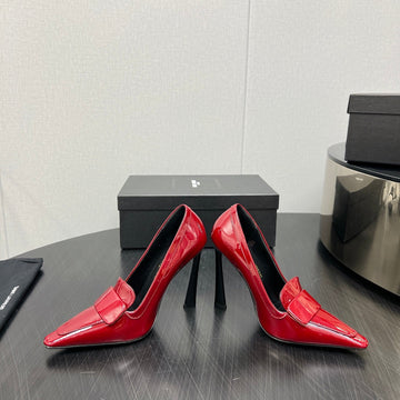 D'orsay Pumps In Red Glossy Calfskin