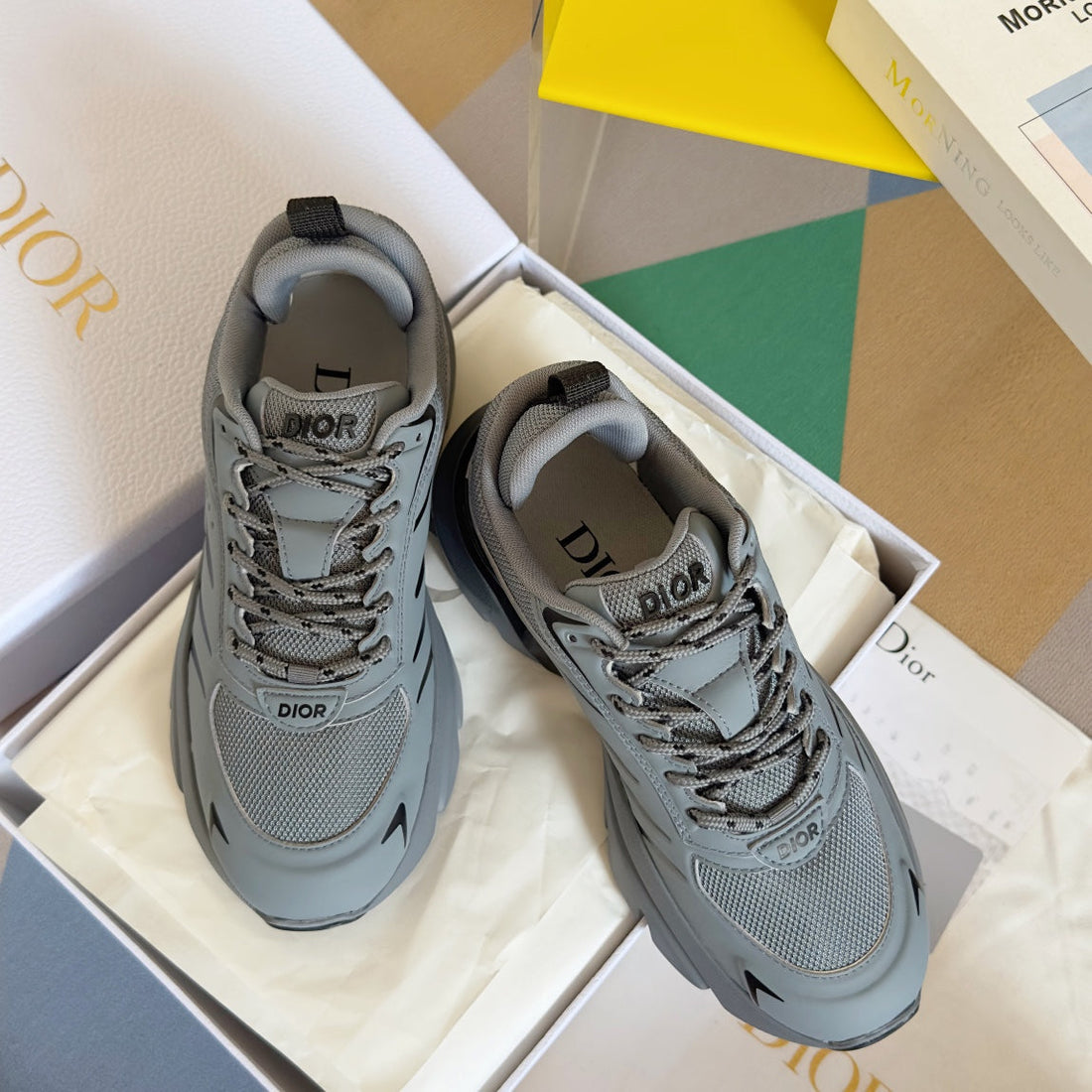 CD B32 Sneaker Grey Blue Calfskin