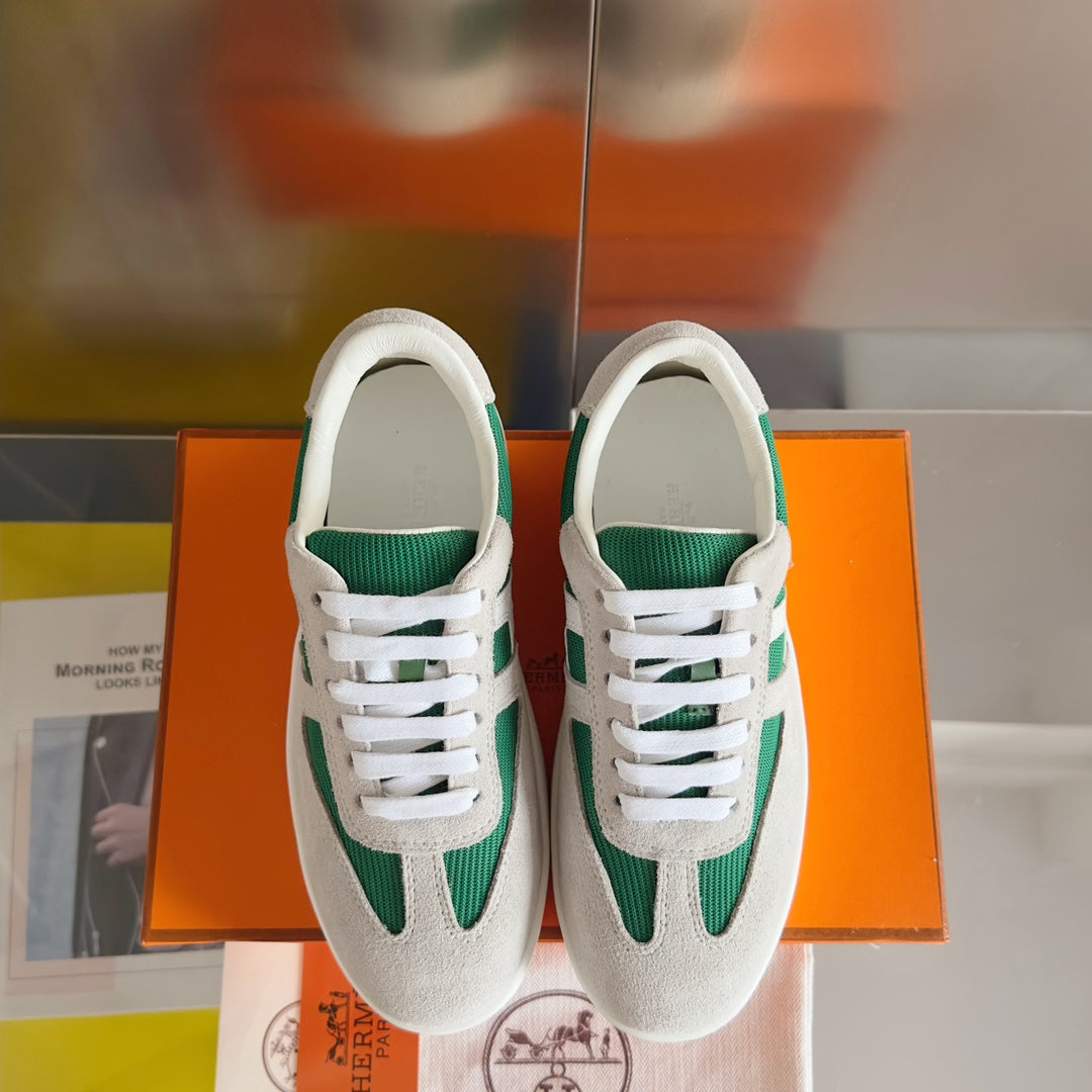 Boomerang Sneakers Light Gray Mix Forest Suede