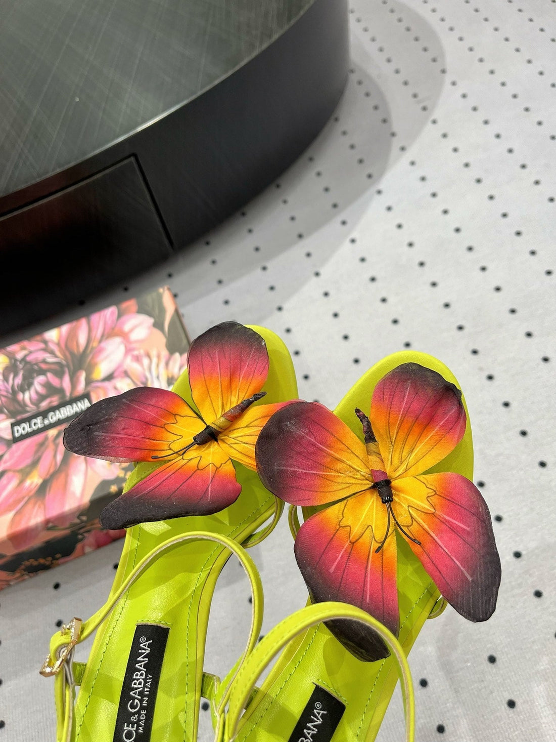 Dc 24 Butterfly High Heel Neon Cowhide & Sheepskin 295967
