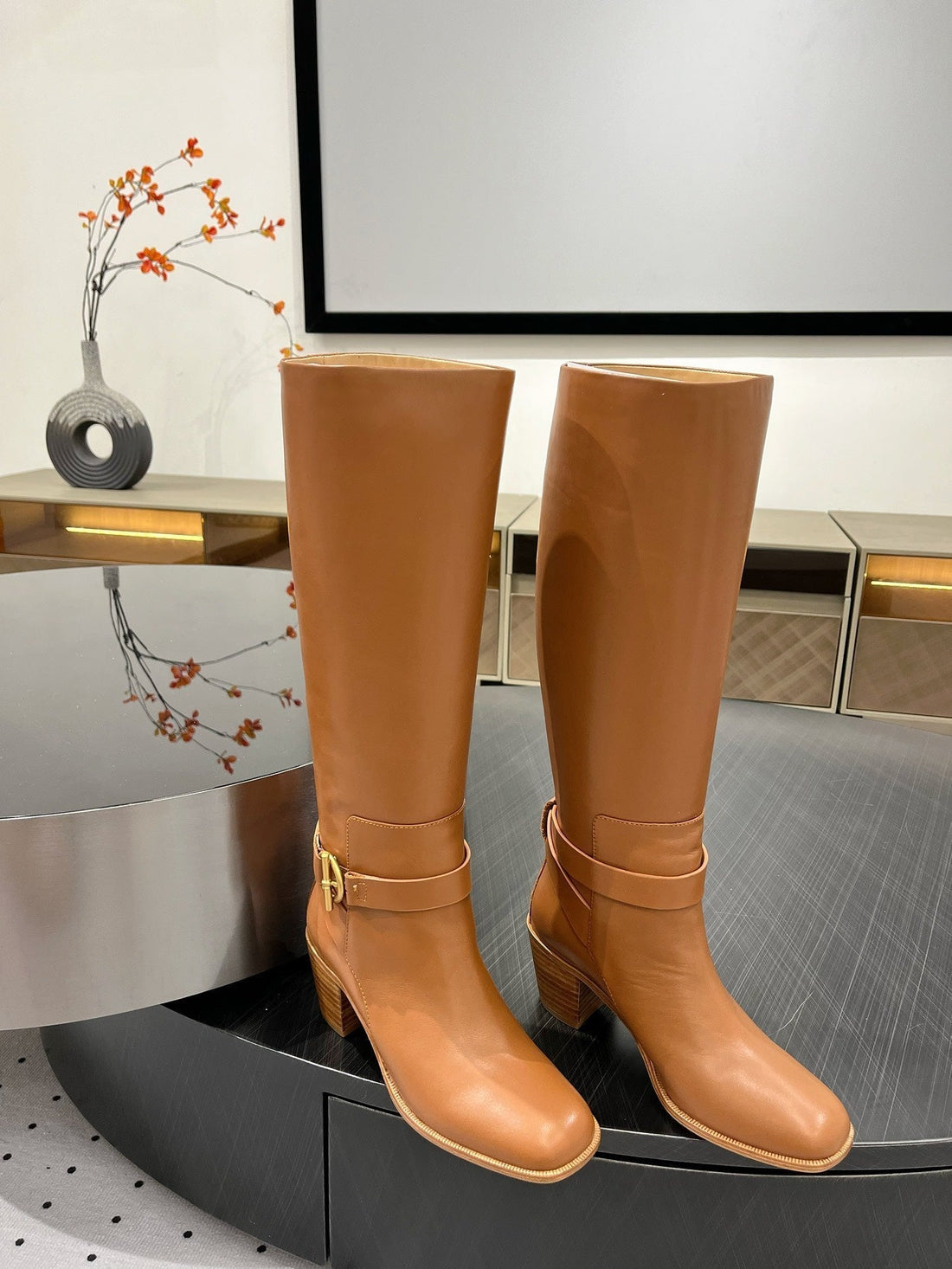 Hm Justine 60 Boot Brown Cowhide 954915