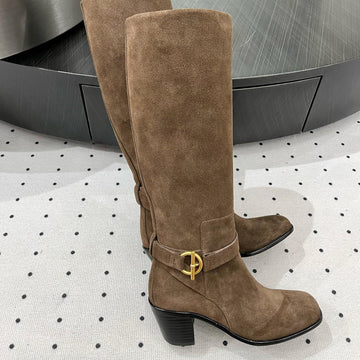 Hm Justine 60 Boot Earth Brown Suede 954917