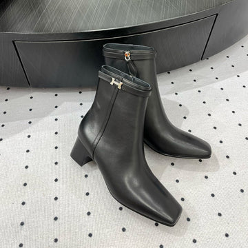 Hm Hommage Ankle Boot 50MM Black Cowhide 954735
