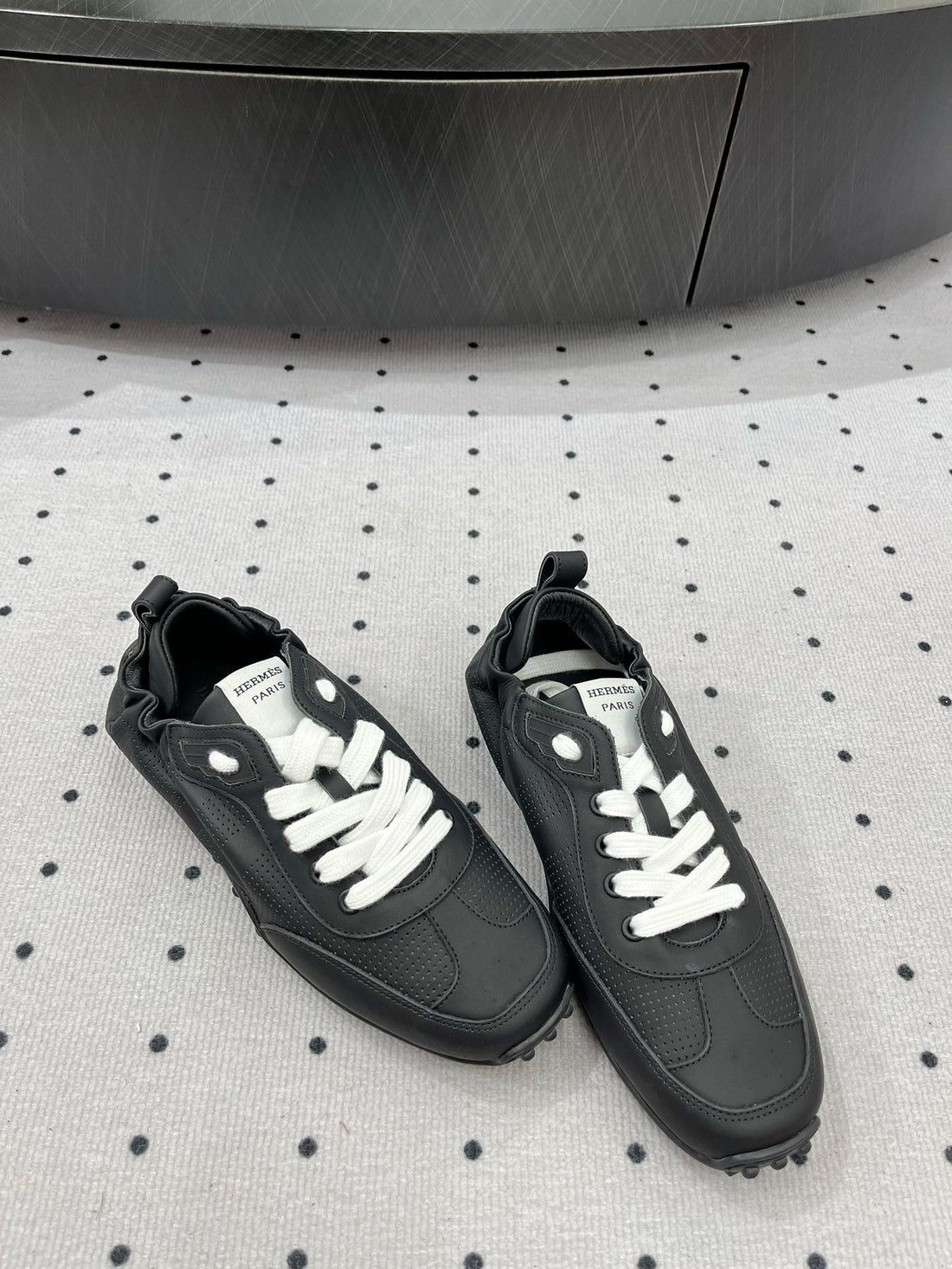 Hm Sneaker 10MM In Black Cowhide 954748