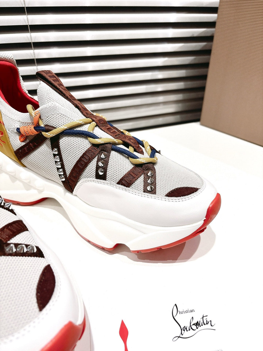 Cl 25 Trailnrun Sneaker Multicolor Calfskin Mesh 323167