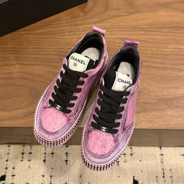 CC 26S Casual Sneaker Light Purple Leather 183614