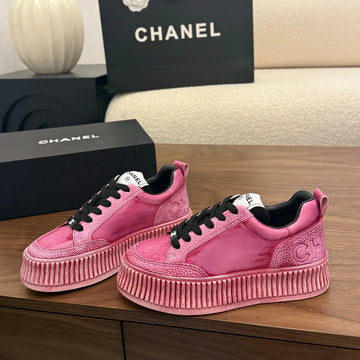 CC 26S Casual Sneaker Dark Pink Leather 183615