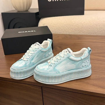 CC 26S Casual Sneaker Blue Pastel Leather 183619