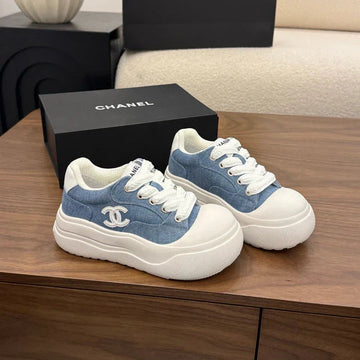 CC 26S Casual Sneaker Blue White Canvas Leather 183591