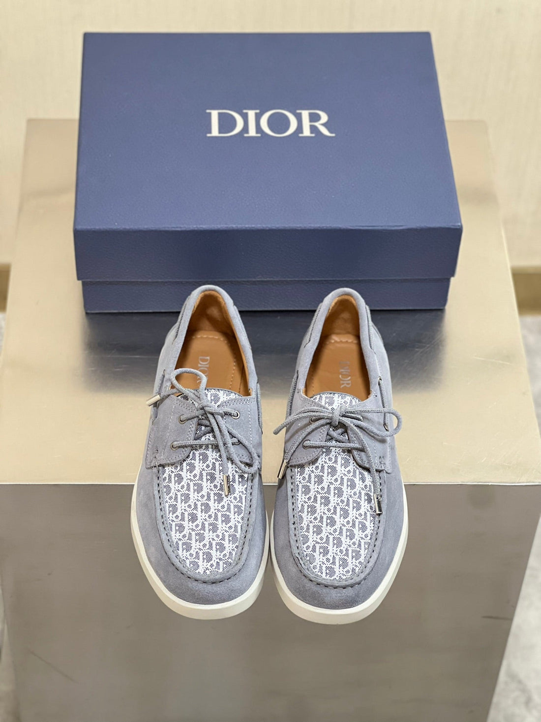 CD Granville Boat Shoe Stone Suede