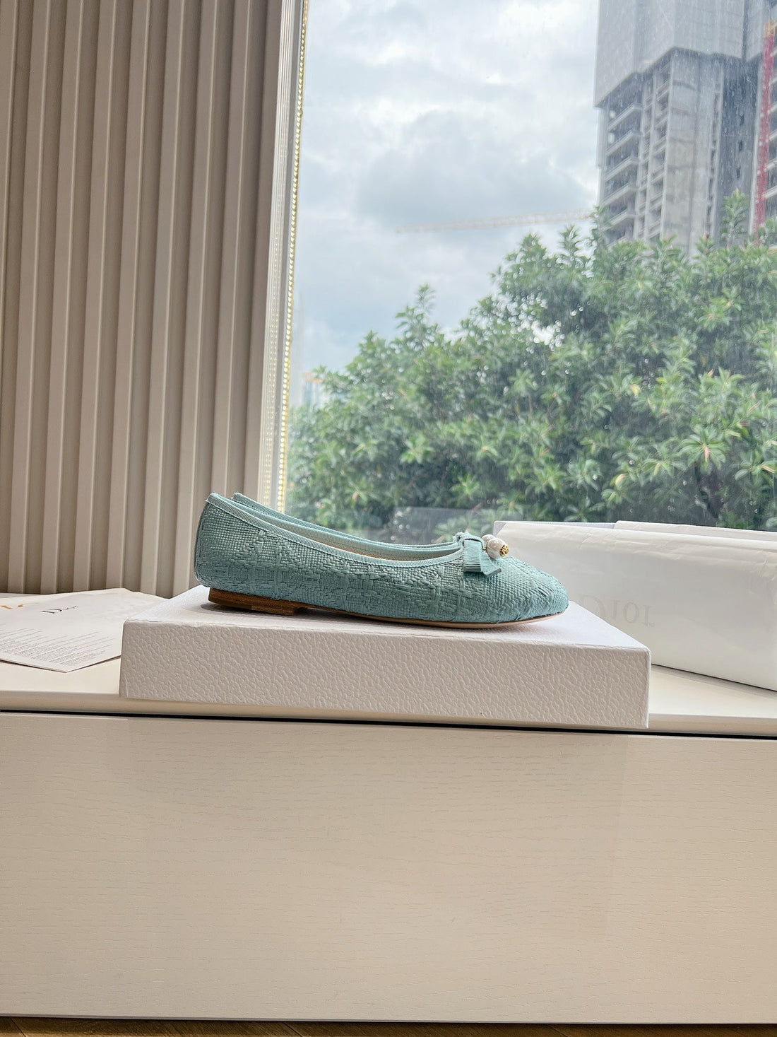 CD Ballet Flat Cloud Blue Sedge Mop Front