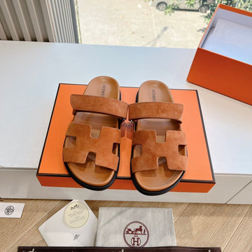 Hm Chypre Sandal Caramel Brown Suede 202810
