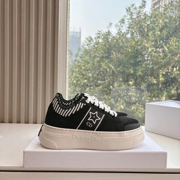 CD 26S Sneaker 45 Black Canvas Cowhide 648333