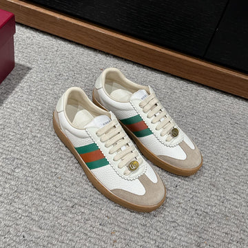GG & Adidas Sneaker White Calfskin