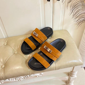 Hm Jackson Sandal Ligth Orange Suede 958062