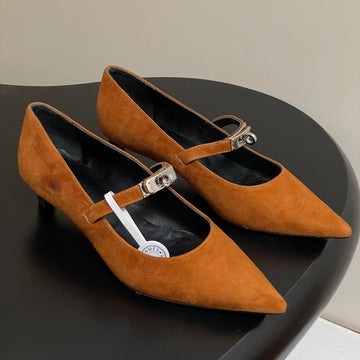 Hm 25 Kiara Pumps Tawny Calfskin 319764