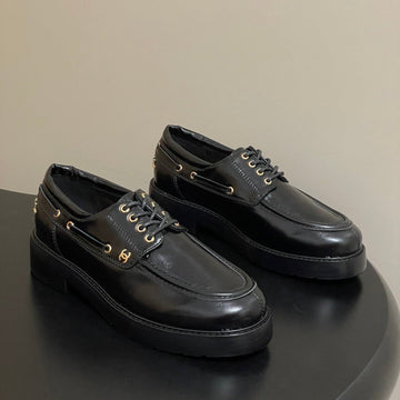CC 26 Lace-Up Loafer Black Sheepskin 594250