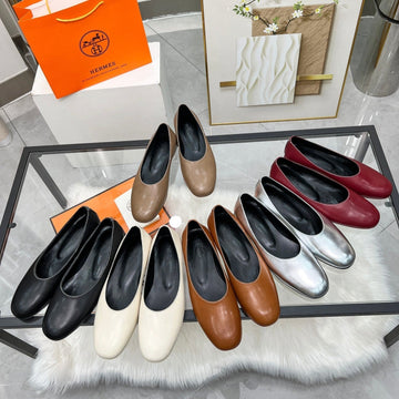 Hm 25 Ballet Flats Multicolor Sheepskin 370992