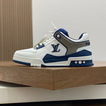 LV Trainer Blue White Sneaker