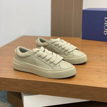 CD B33 Sneaker Sage Green Embossed Calfskin