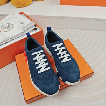 Bouncing Sneakers Denim Calfskin