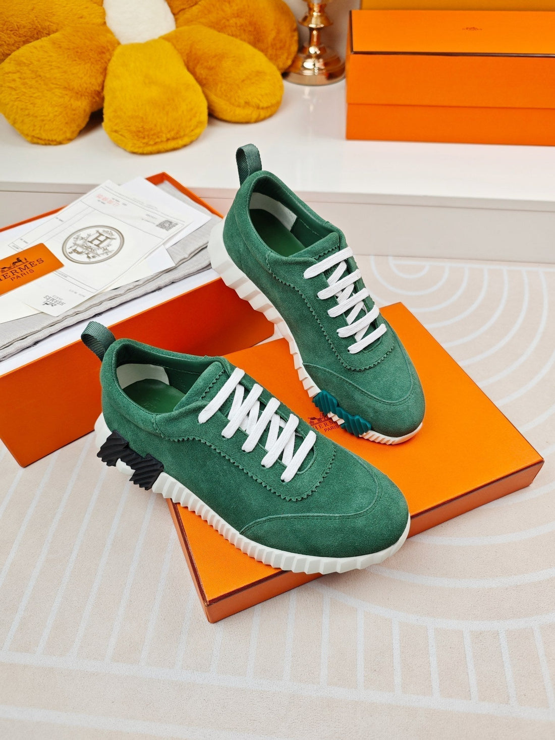 Bouncing Sneakers Ocean Calfskin