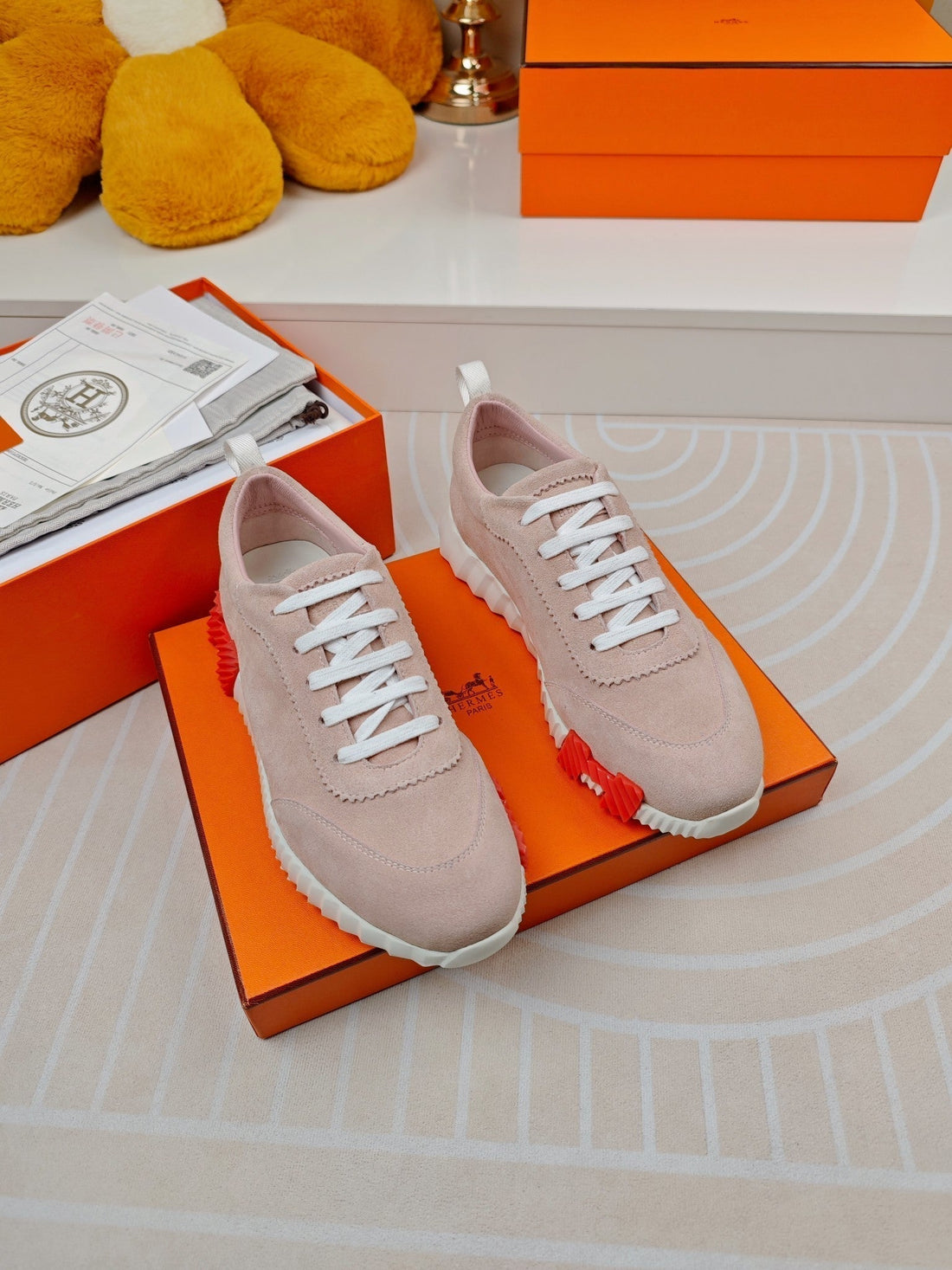 Bouncing Sneakers Lace Calfskin