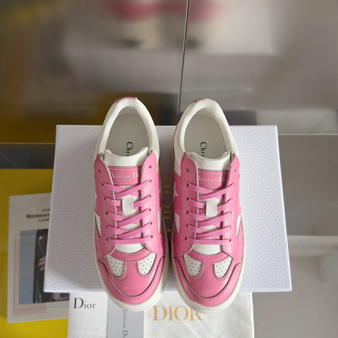 CD Star Sneaker White Pink Calfksin
