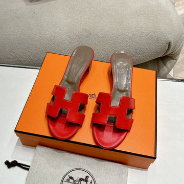0ASIS Sandal Crimson Calfskin Classic
