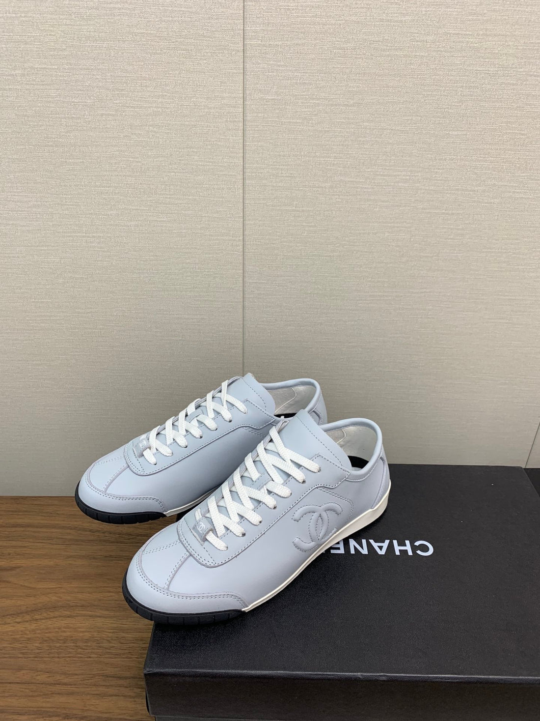 CC Sneaker 15MM Light Blue Lambskin