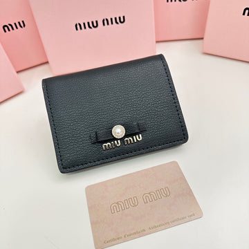 Small Wallet 11 In Black Calfskin