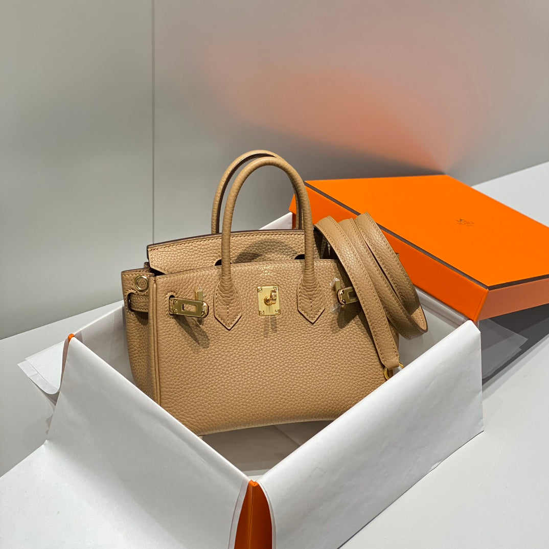 HM Birkin 20CM Chai Togo Leather Gold Hardware