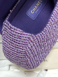 CC MINI 21 FLAP BAG IN VIOLET PURPLE WOOL TWEED Bags Bible