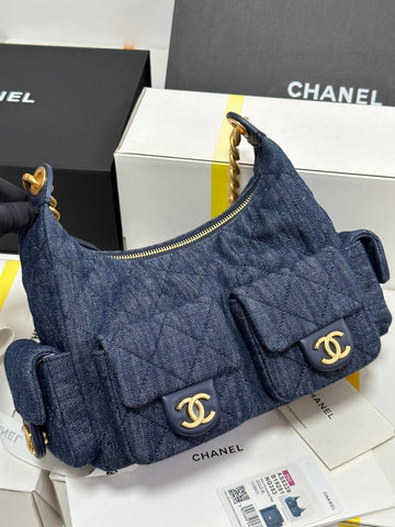 CC 25C Hobo 35CM Space Demin Gold Hardware 243577