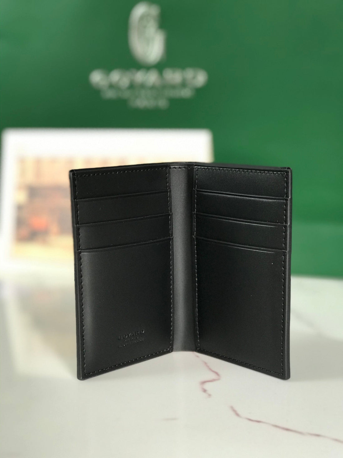 Goyard Saint-Pierre Card Wallet 11CM Black Canvas