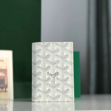 Goyard Saint-Pierre Card Wallet 11CM White Canvas